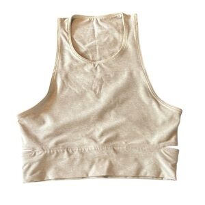 Outdoor Voices Split Back Crop Top/Sports Bra